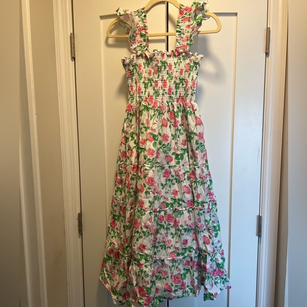 Hill House pink floral Ellie nap dress